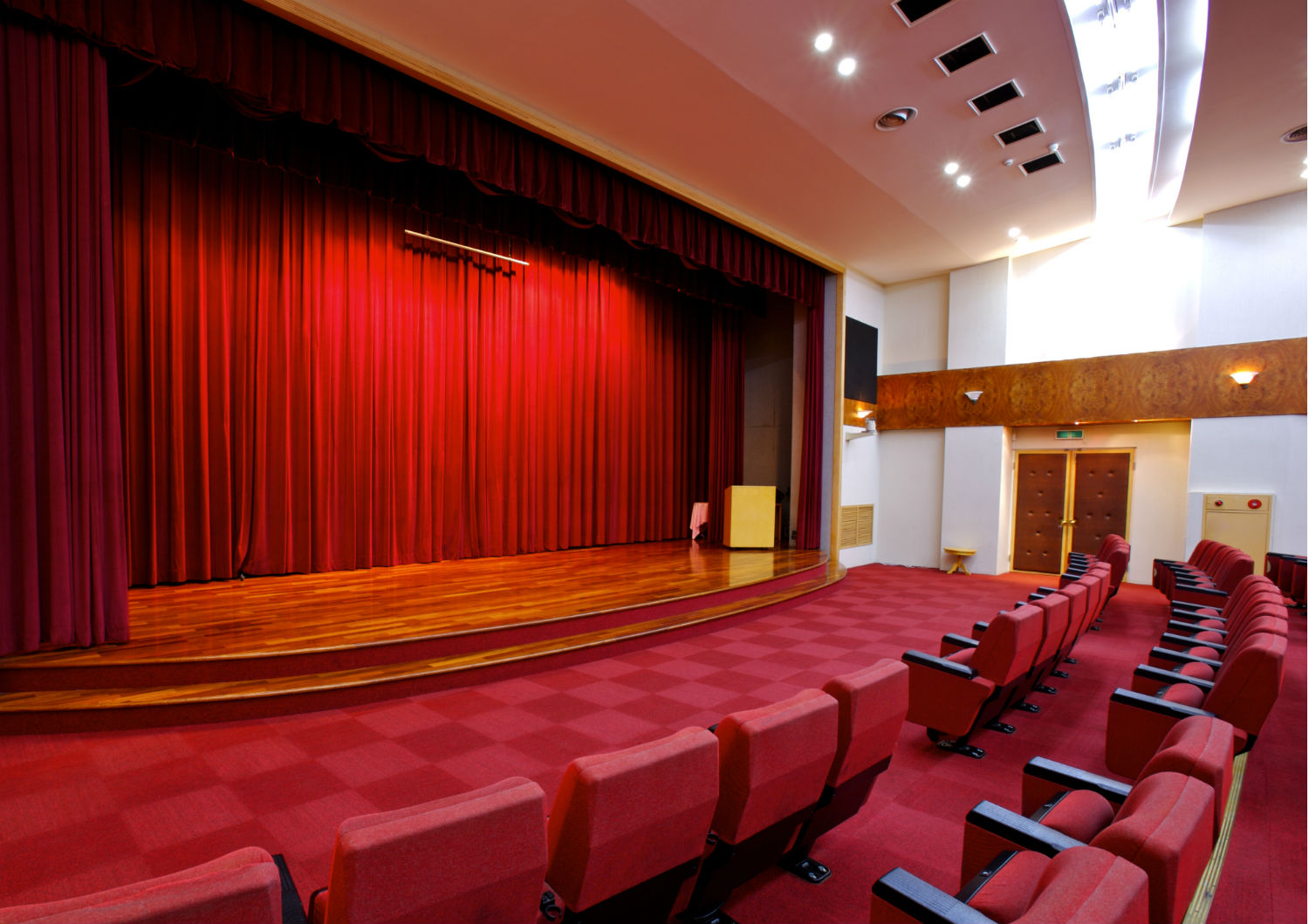 School Stage Theater Curtain - Drapery Industries | Custom Draperies and  Roller Shades